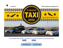 Tablet Screenshot of flughafentaxi-graz.com